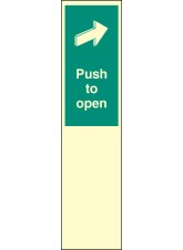 Door Plate - Push to Open