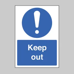Keep Out - A4