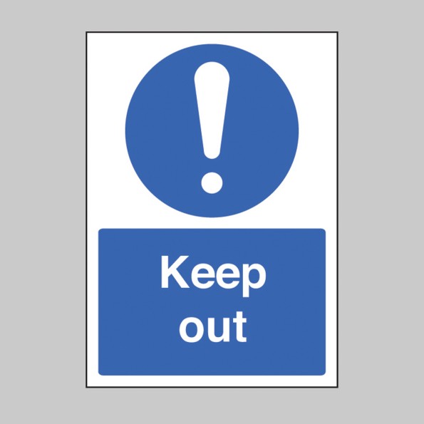 Keep Out - A4