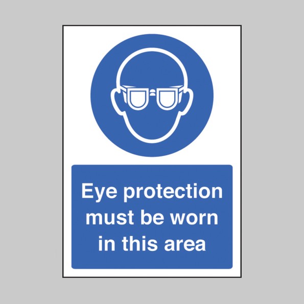 Eye Protection Must be Worn - A4