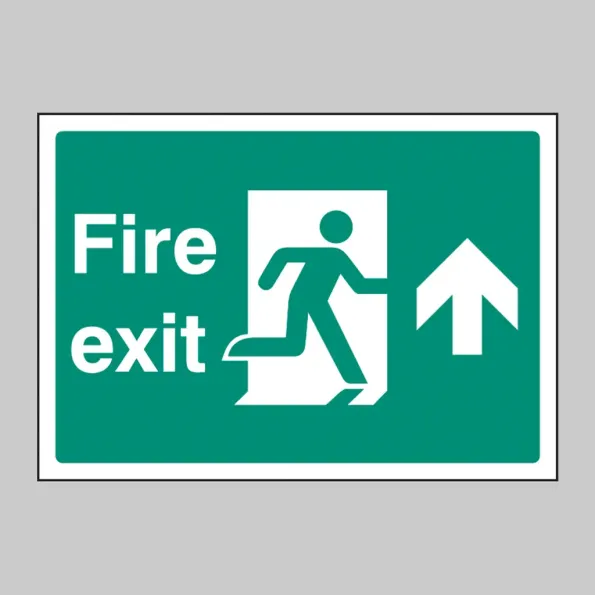 Fire Exit - Straight / Up - A4 Fire Exit - Straight / Up - A4