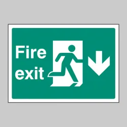 Fire Exit Down - A4