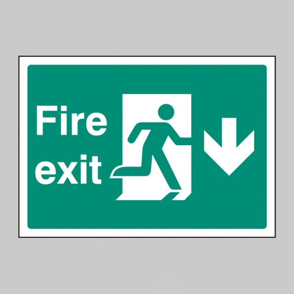 Fire Exit Down - A4