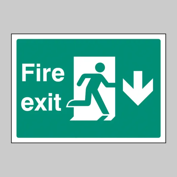 Fire Exit Down - A4 Fire Exit Down - A4