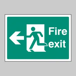 Fire Exit - Left - A4