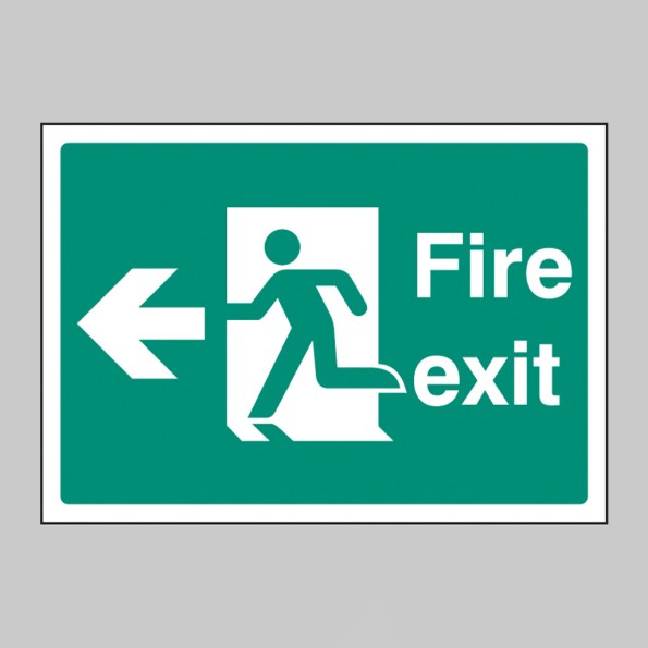 Fire Exit - Left - A4