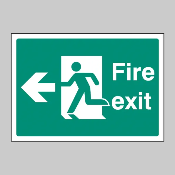 Fire Exit - Left - A4 Fire Exit - Left - A4