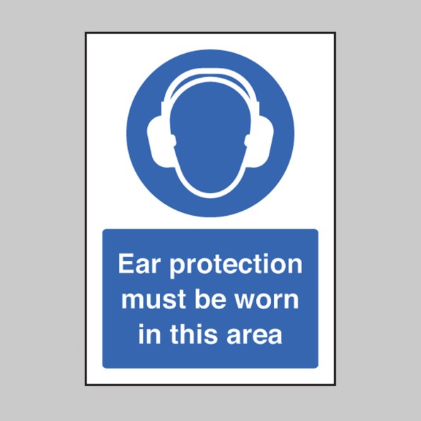Ear Protection Must be Worn - A5