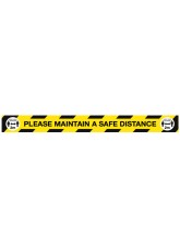 Maintain a Safe Distance Floor Graphic - 2m