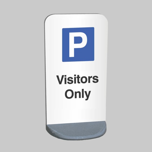 Visitors Parking Only - Temporary Sign