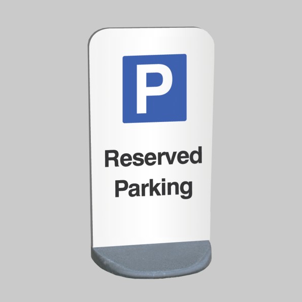 Reserved Parking - Temporary Sign
