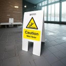 Caution - Wet Floor - Lightweight Self Standing