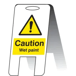 Caution - Wet Paint - Lightweight Self Standing