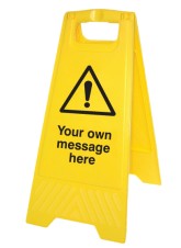 Your Message Here - Self Standing Folding Sign