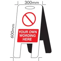 Your Message Here - Lightweight Self Standing