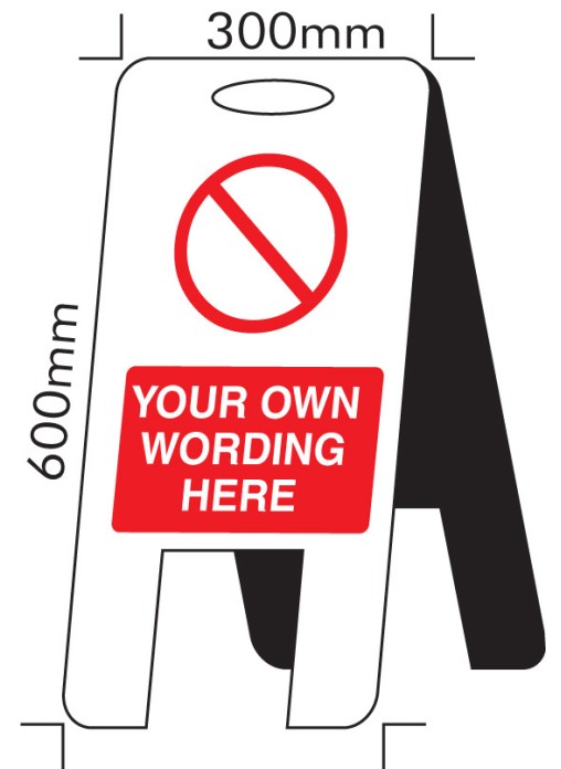 Standard Special Lightweight Self Standing Sign