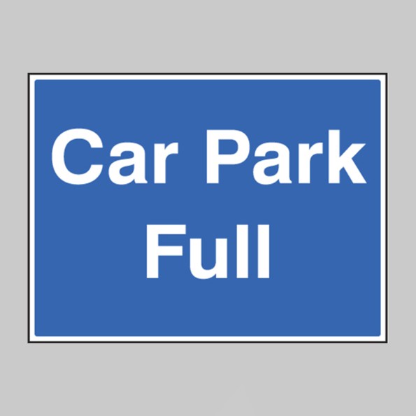 Car Park Full with Frame - 600 x 450mm