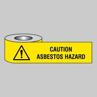 Barrier Tape - Caution - Asbestos Hazard