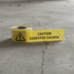 Barrier Tape - Caution - Asbestos Hazard