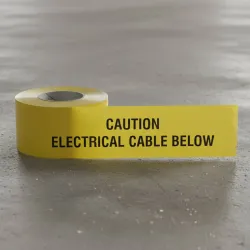 Underground Tape - Caution - Electrical Cable Below