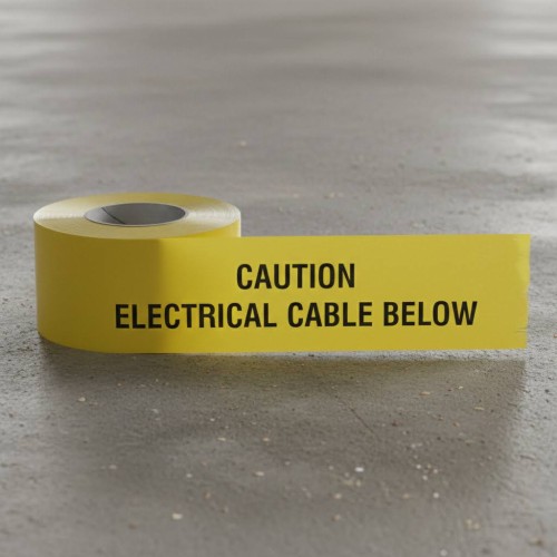 Underground Tape - Caution - Electrical Cable Below Underground Tape - Caution - Electrical Cable Below