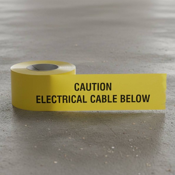 Underground Tape - Caution - Electrical Cable Below