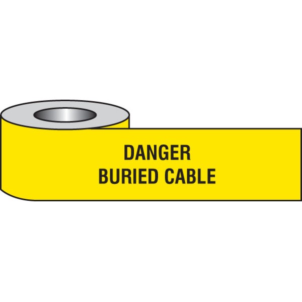 Danger - Buried Cable - Underground Tape