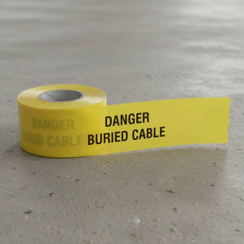 Underground Tape - Danger - Buried Cable