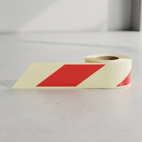 Photoluminescent Tape - Red & Glow in the Dark Photoluminescent Tape - Red & Glow in the Dark