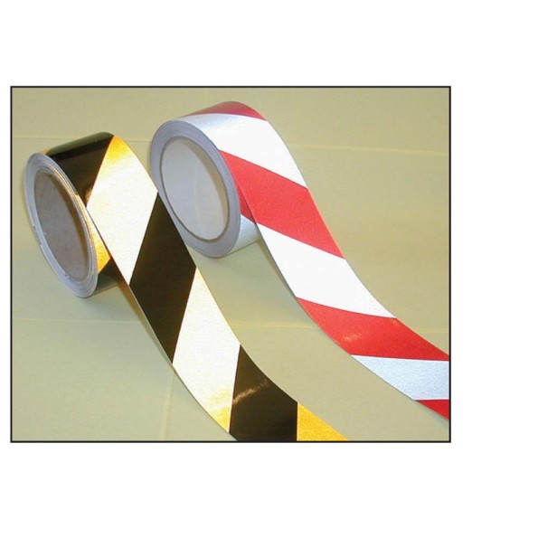 Reflective Safety Tape - Red & White