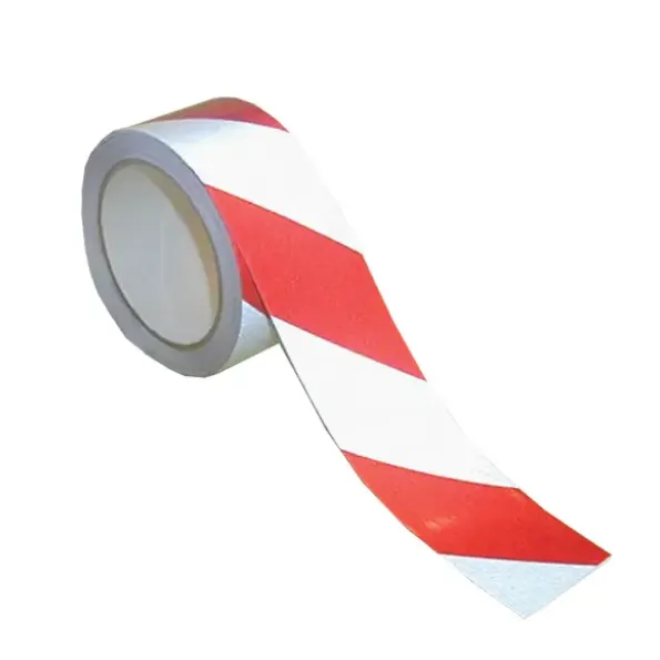 Reflective Safety Tape - Red & White Reflective Safety Tape - Red & White