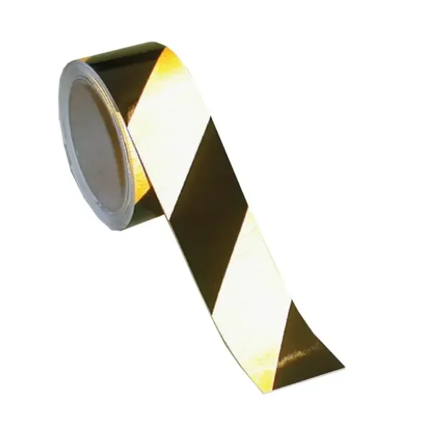Reflective Safety Tape - Black & Yellow