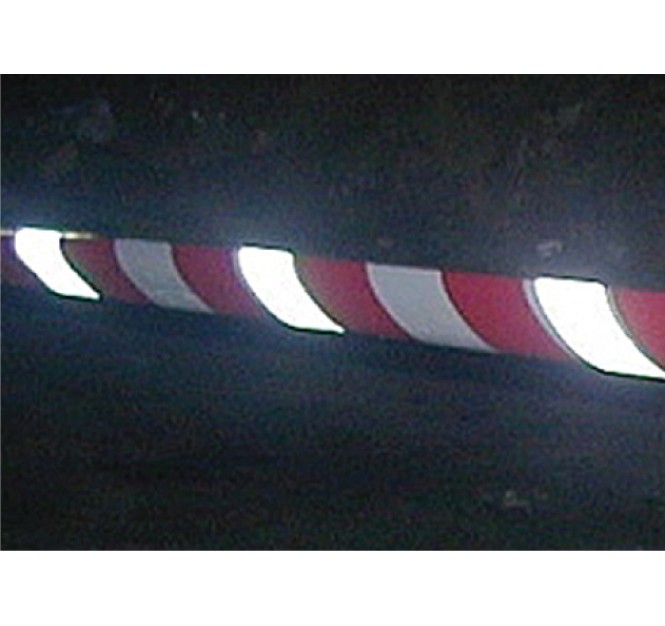 Red & White - Reflective Barrier Tape
