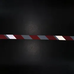 Barrier Tape - Red & White Reflective Barrier Tape - Red & White Reflective