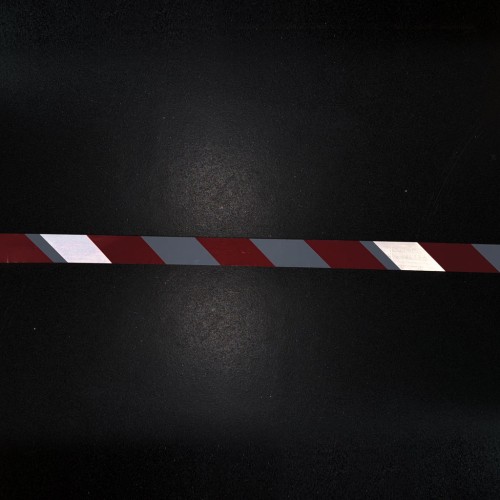 Barrier Tape - Red & White Reflective 
