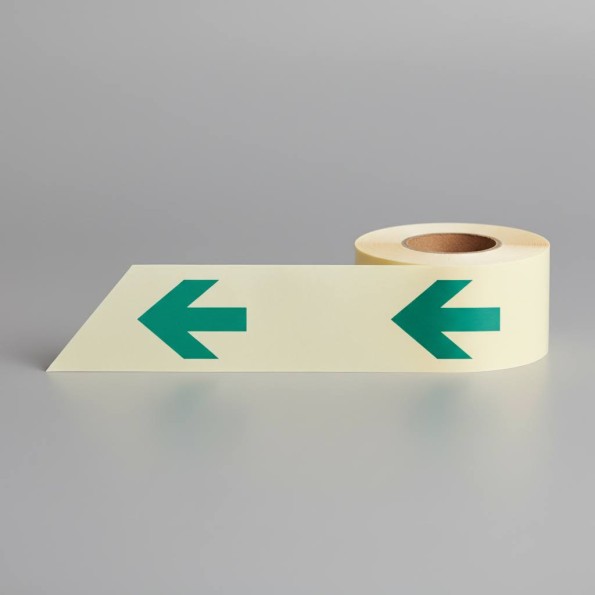 Photoluminescent Tape - Arrows (Glow in the Dark)