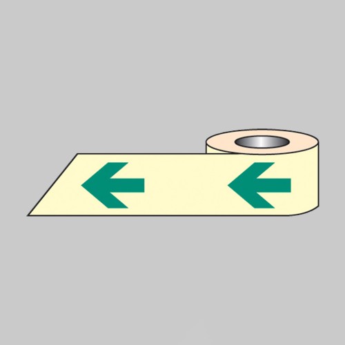 Arrows Photoluminescent Tape