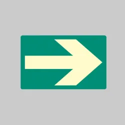 Rectangular - Photoluminescent Floor Marker (Glow in the Dark) Rectangular - Photoluminescent Floor Marker (Glow in the Dark)