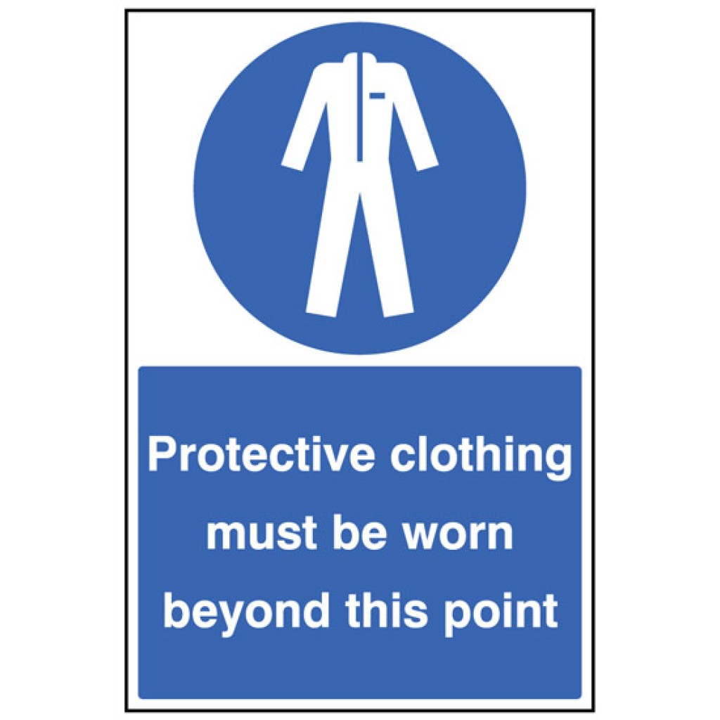 Protective Clothing Must be Worn Floor Graphic