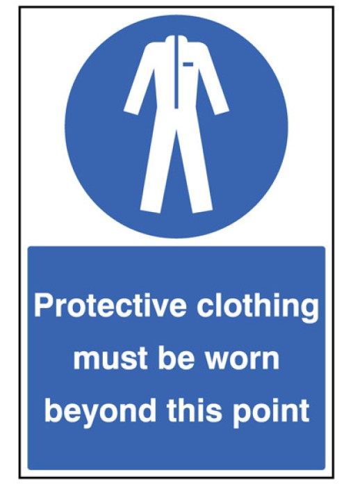 Protective Clothing Must be Worn Floor Graphic