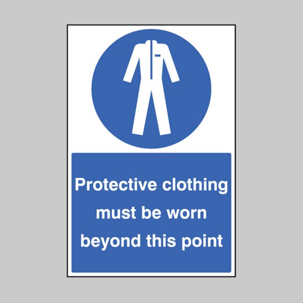 Protective Clothing Must be Worn - Floor Graphic