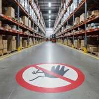 Floor Graphic - No Entry Symbol