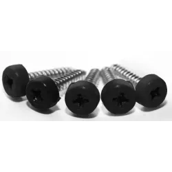 Black Poly Top Screws (Pack 12) Black Poly Top Screws (Pack 12)
