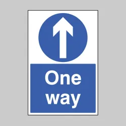 One Way - Floor Graphic