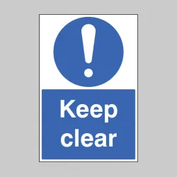 Keep Clear - Floor Graphic