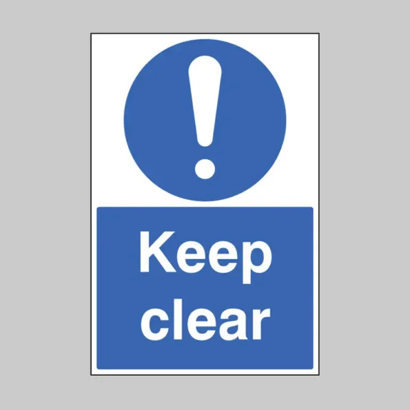 Keep Clear - Floor Graphic