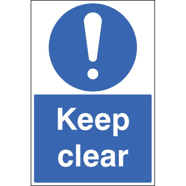Keep Clear - Floor Graphic