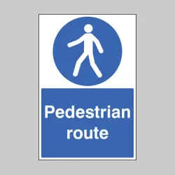 Pedestrian Route - Floor Graphic