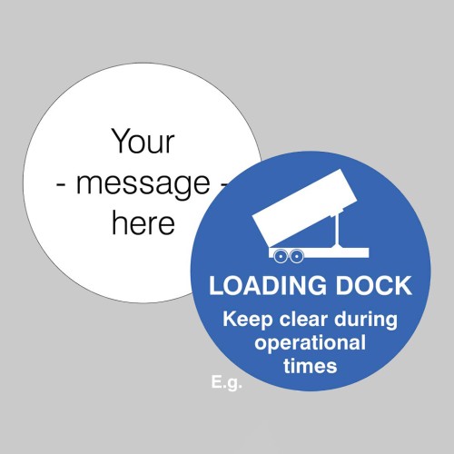 Your Message Here - Floor Graphic