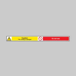 Caution - Damaged Racking - Do Not Use